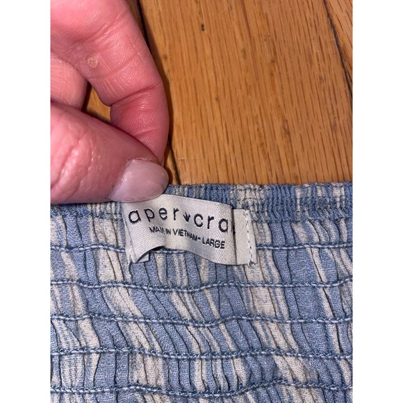 Paper crane cami crop top size LARGE - Picture 2 of 4